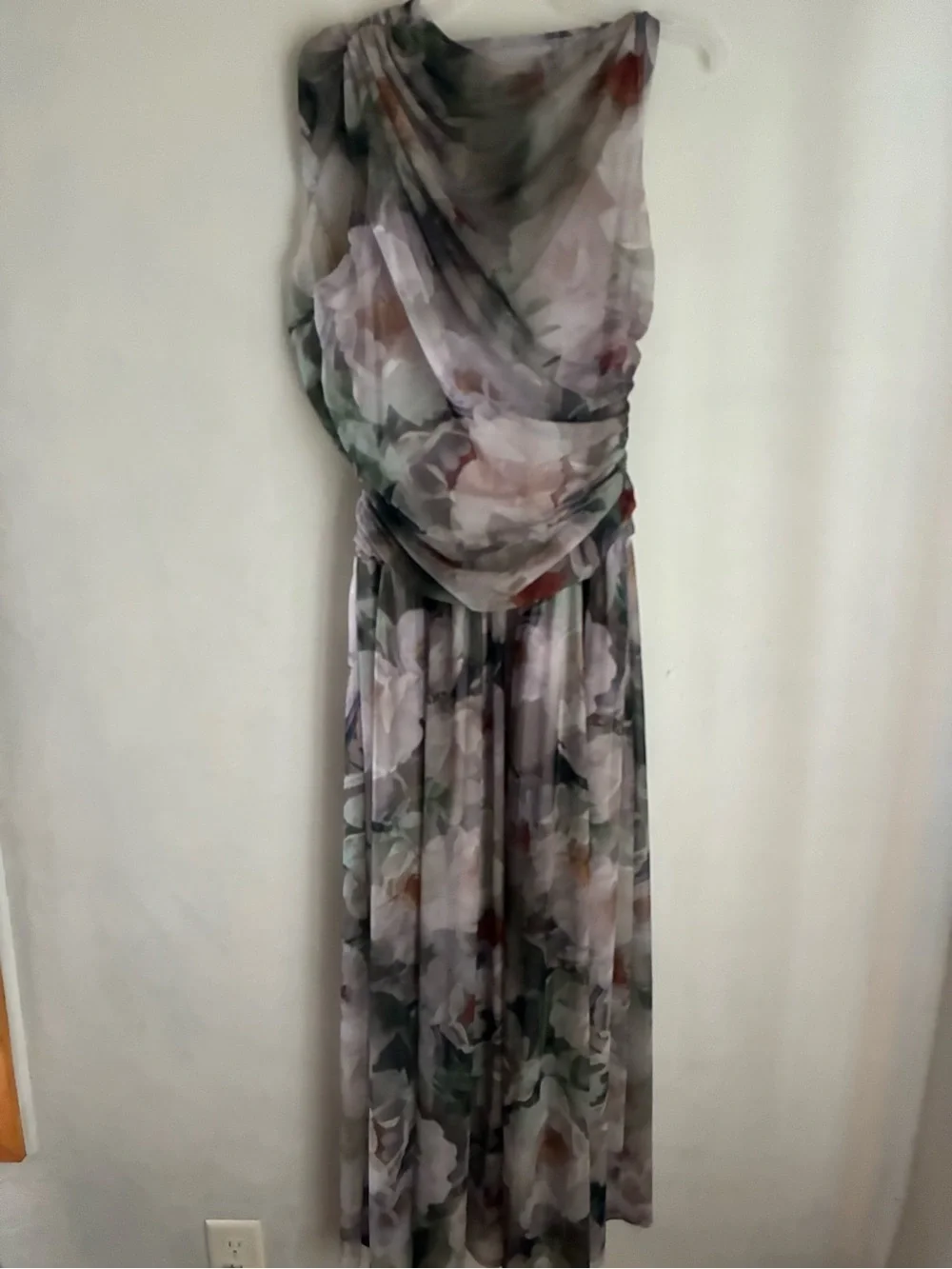 Abercrombie and Fitch floral mesh maxi dress size LP